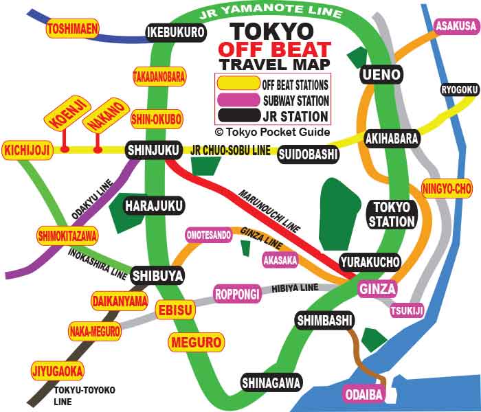 Tokyo Pocket Guide Top Off Beat Neighborhoods In Tokyo